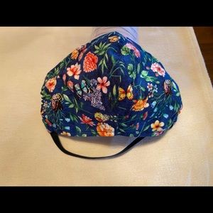 Blue butterfly face mask